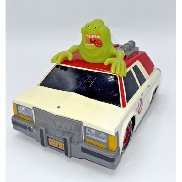 2016 Ghostbuster Ambulance Car ECTO-1 with Slimer Lights Up/Sound Works! - Picture 1 of 14